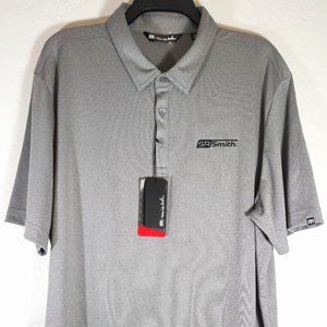 New Travis Mathew Coto Performance Polo Quiet Shade Grey TM1MU410 Size 2XL